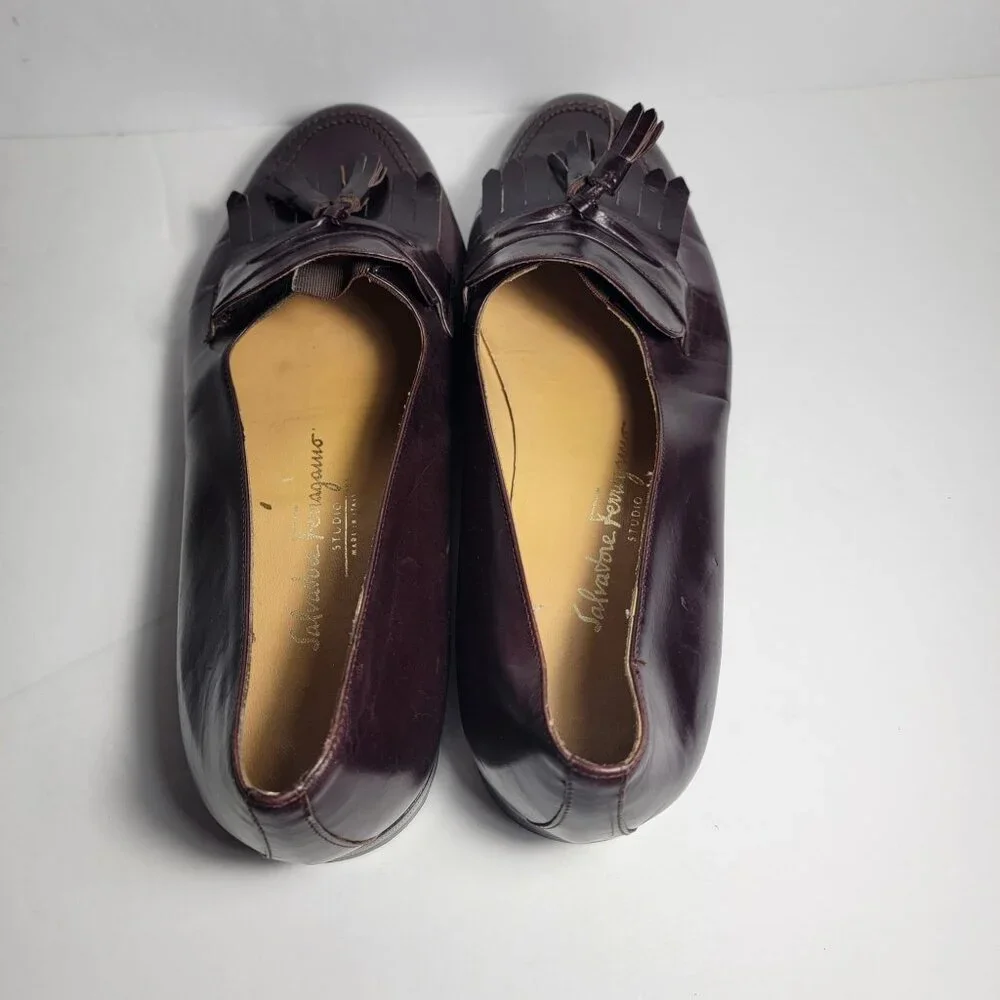 Salvatore Ferragamo Tassel Loafers Mens size 9 - Picture 9 of 12